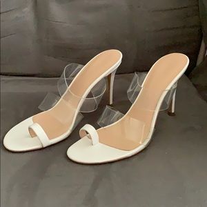 Something Navy heeled sandals